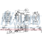NISSENS Kompressor, Klimaanlage