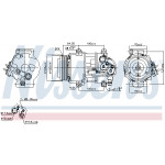 NISSENS Kompressor, Klimaanlage