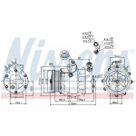 NISSENS Kompressor, Klimaanlage