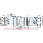 NISSENS Kompressor, Klimaanlage