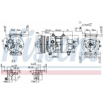 NISSENS Kompressor, Klimaanlage