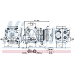 NISSENS Kompressor, Klimaanlage