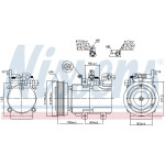 NISSENS Kompressor, Klimaanlage