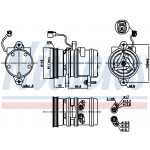 NISSENS Kompressor, Klimaanlage