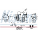 NISSENS Kompressor, Klimaanlage