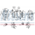 NISSENS Kompressor, Klimaanlage