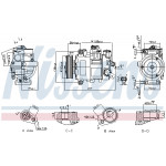 NISSENS Kompressor, Klimaanlage