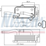 NISSENS Ölkühler, Motoröl