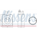 NISSENS Ölkühler, Motoröl