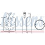 NISSENS Ölkühler, Motoröl