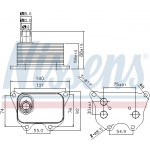 NISSENS Ölkühler, Motoröl