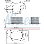 NISSENS Ölkühler, Motoröl