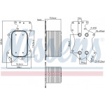 NISSENS Ölkühler, Motoröl