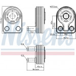 NISSENS Ölkühler, Motoröl