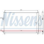 NISSENS Kondensator, Klimaanlage