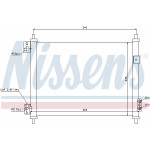 NISSENS Kondensator, Klimaanlage