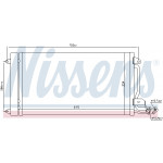 NISSENS Kondensator, Klimaanlage