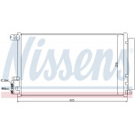 NISSENS Kondensator, Klimaanlage