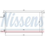 NISSENS Kondensator, Klimaanlage