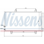 NISSENS Kondensator, Klimaanlage