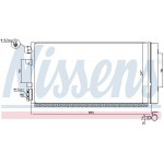 NISSENS Kondensator, Klimaanlage