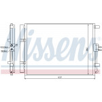 NISSENS Kondensator, Klimaanlage