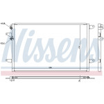 NISSENS Kondensator, Klimaanlage