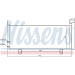 NISSENS Kondensator, Klimaanlage