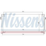 NISSENS Kondensator, Klimaanlage