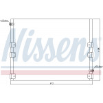 NISSENS Kondensator, Klimaanlage