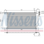 NISSENS Kondensator, Klimaanlage