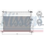 NISSENS Kondensator, Klimaanlage