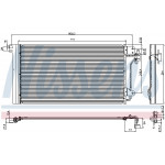 NISSENS Kondensator, Klimaanlage