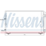 NISSENS Kondensator, Klimaanlage