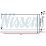 NISSENS Kondensator, Klimaanlage