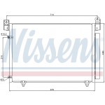 NISSENS Kondensator, Klimaanlage