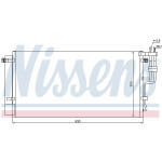 NISSENS Kondensator, Klimaanlage