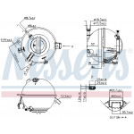 NISSENS Ausgleichsbehälter, Kühlmittel