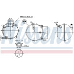 NISSENS Ausgleichsbehälter, Kühlmittel