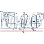 NISSENS Ausgleichsbehälter, Kühlmittel