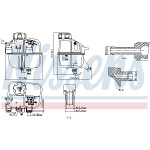 NISSENS Ausgleichsbehälter, Kühlmittel
