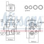 NISSENS Expansionsventil, Klimaanlage