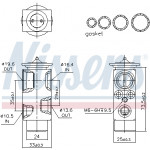 NISSENS Expansionsventil, Klimaanlage