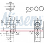 NISSENS Expansionsventil, Klimaanlage