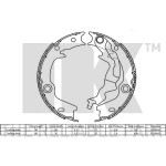 NK Bremsbackensatz, Feststellbremse