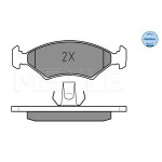 MEYLE Bremsbelagsatz, Scheibenbremse
