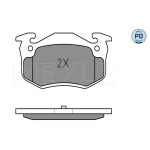 MEYLE Bremsbelagsatz, Scheibenbremse