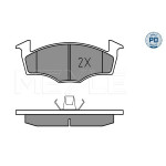 MEYLE Bremsbelagsatz, Scheibenbremse