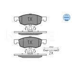 MEYLE Bremsbelagsatz, Scheibenbremse
