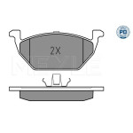 MEYLE Bremsbelagsatz, Scheibenbremse
